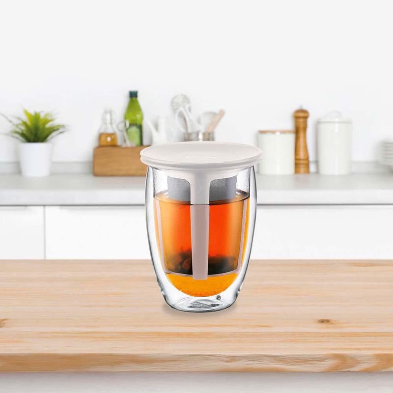 Vaso De Vidrio Con Filtro Para Té 12 Oz - Bodum