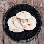 Comal Redondo Negro Jaspeado De 34 Cm - Cinsa