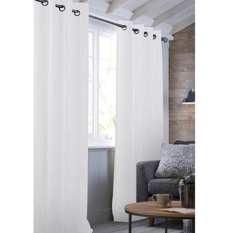 Cortina Selena Jacquard Gris 140X240 Cm - Viva