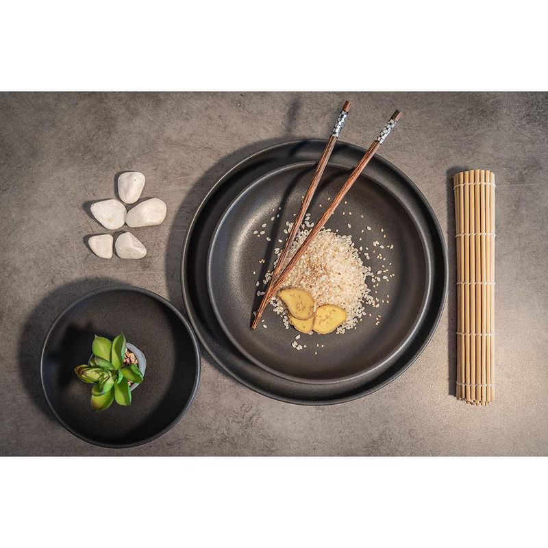 Plato-Para-Cena-11-Plg-Negro---Niu-Haus