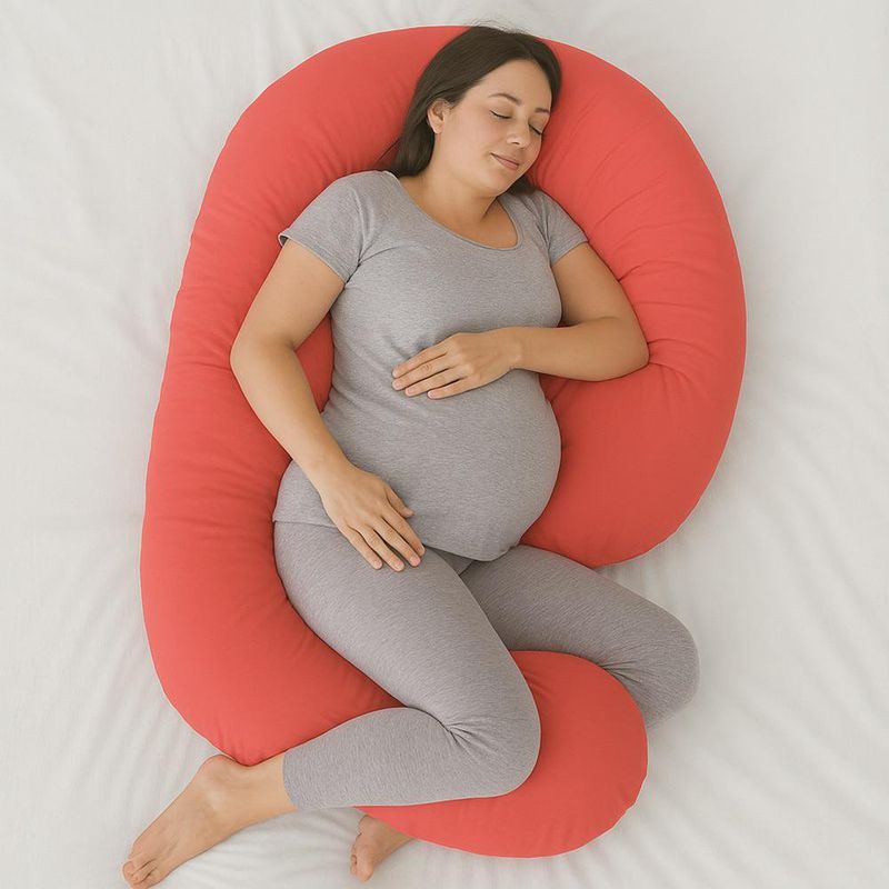 Cojín Especial en Forma de C Coral