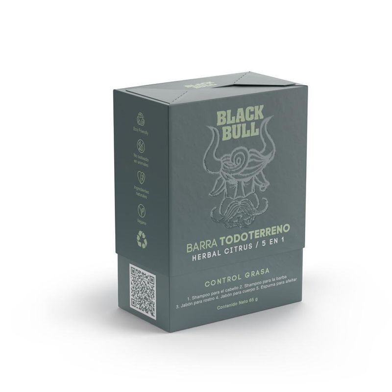 Barra 5 En 1 Control Grasa - Black Bull