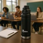 Termo de Acero Inoxidable Negro 40 Oz