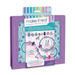 Set De Creación De Pulseras De Encanto Azul Puro 27 Pzas - Make It Real