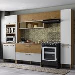 Gabinete de Cocina Bicolor con 2 Cajones