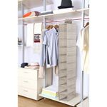 Organizador de 10 Divisiones Beige