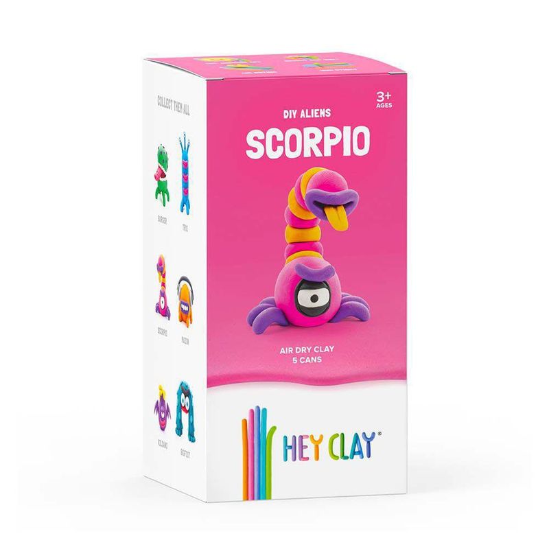Latas De Arcilla 5 Pzas Escorpión - Hey Clay