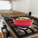 Sartén Wok De 24 Cm Rojo - Brinox