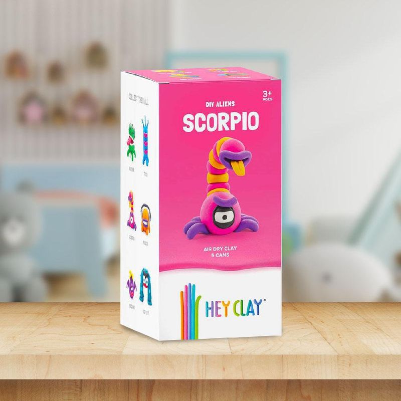 Latas De Arcilla 5 Pzas Escorpión - Hey Clay