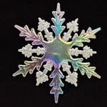 Copo De Nieve Tornasol Y Transparente 15 Cm - Scandi