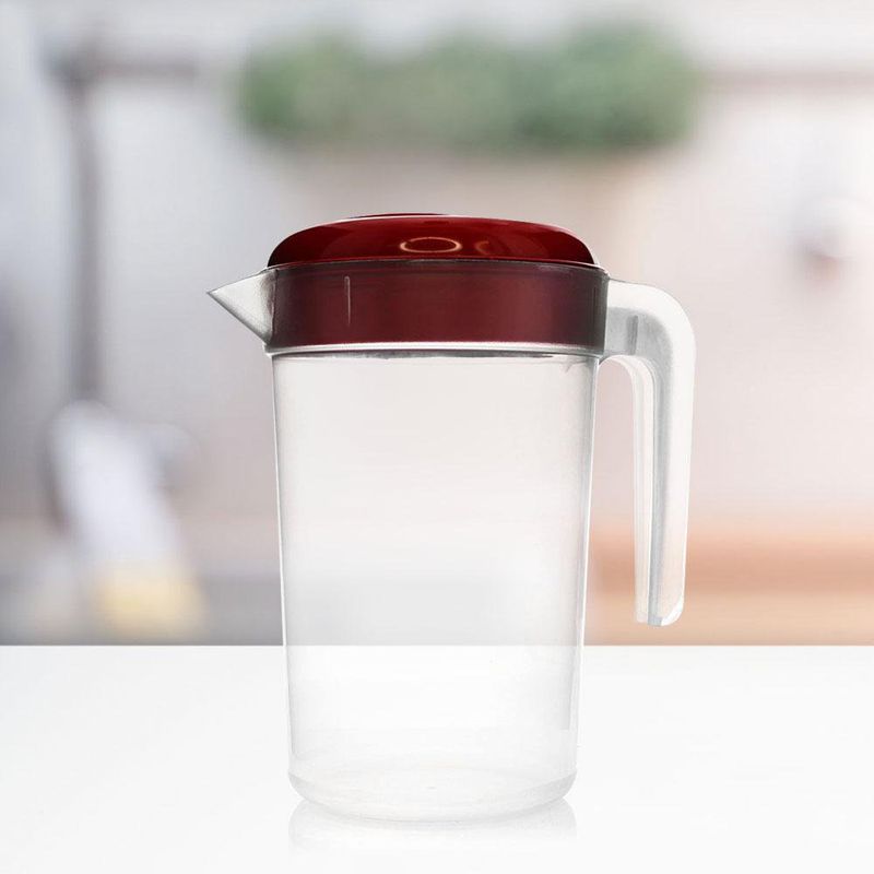 Pichel C/Tapa Refresquero 3 L Rojo - Guateplast