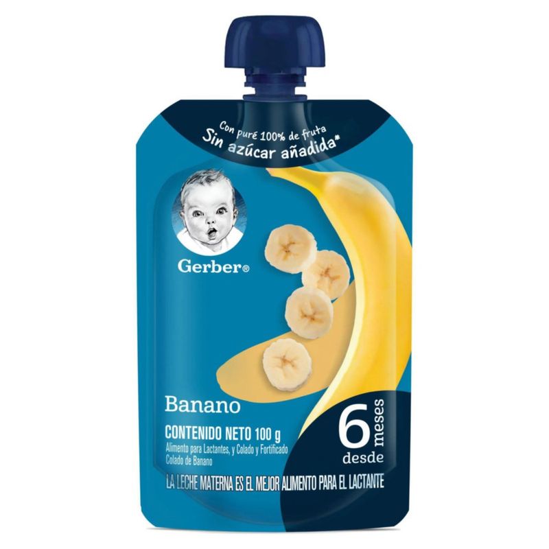 Compota De Banano En Pouch 100 G - Gerber
