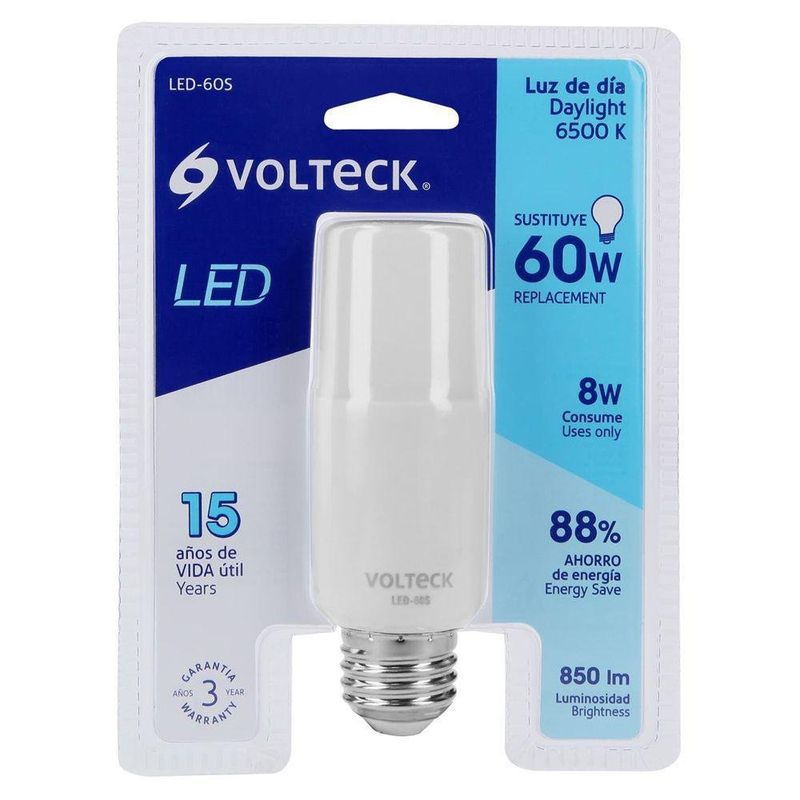 Bombilla Led Tipo Barra De 8 W - Volteck