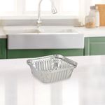 Set De Bandejas Hondas De Aluminio Con Tapa 10 Pzas