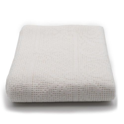 Mantel Rectangular Blanco 180X260 Cm - Livim Natural Home