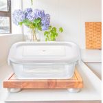 Recipiente Transparente Rectangular De 350 Ml - Nordika