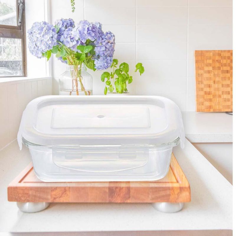 Recipiente Transparente Rectangular De 350 Ml - Nordika