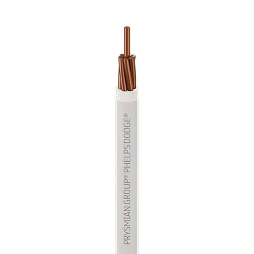 Cable De Cobre Blanco Ecoplus THWN 4 Awg - Phelps Dodge
