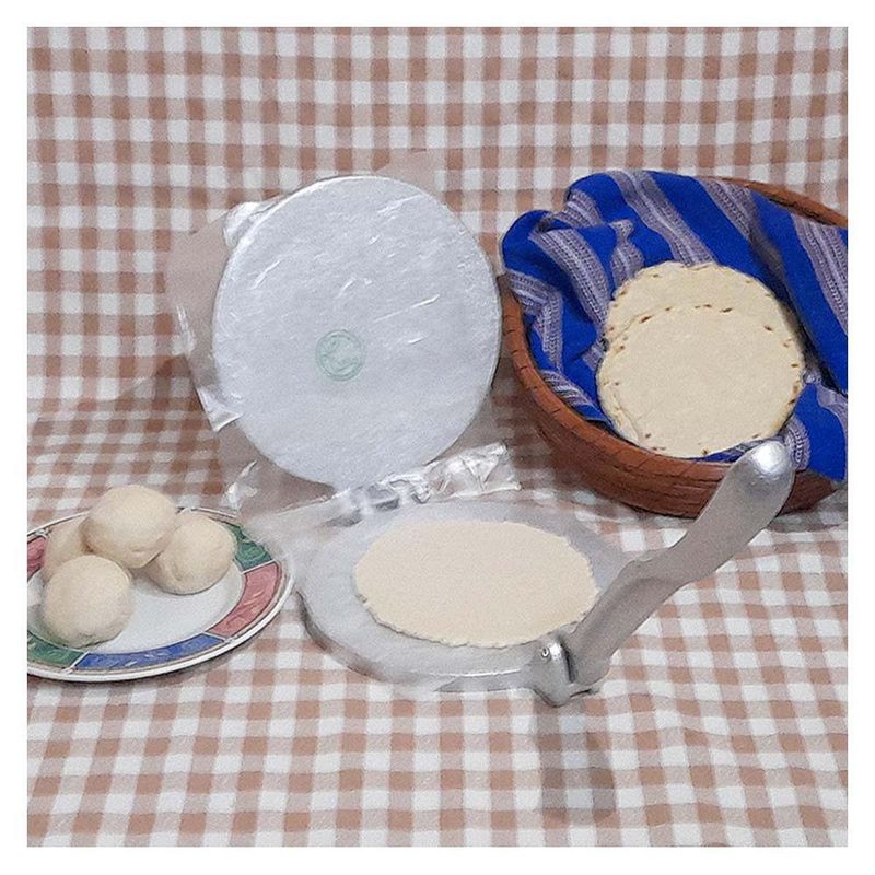 Tortillera de Aluminio con Mango Largo
