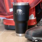 Vaso Térmico Acero Inoxidable Negro Con Gris - Waterbear Gear