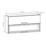 Gabinete Aéreo De 2 Puertas De 120x29.1x60 Cm - Kits Parana