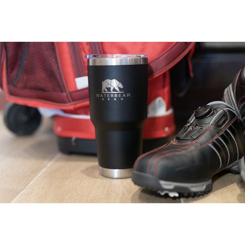 Vaso Térmico Acero Inoxidable Negro Con Gris - Waterbear Gear