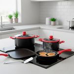 Batería de Cocina de 9 Pzas Mármol - Picca