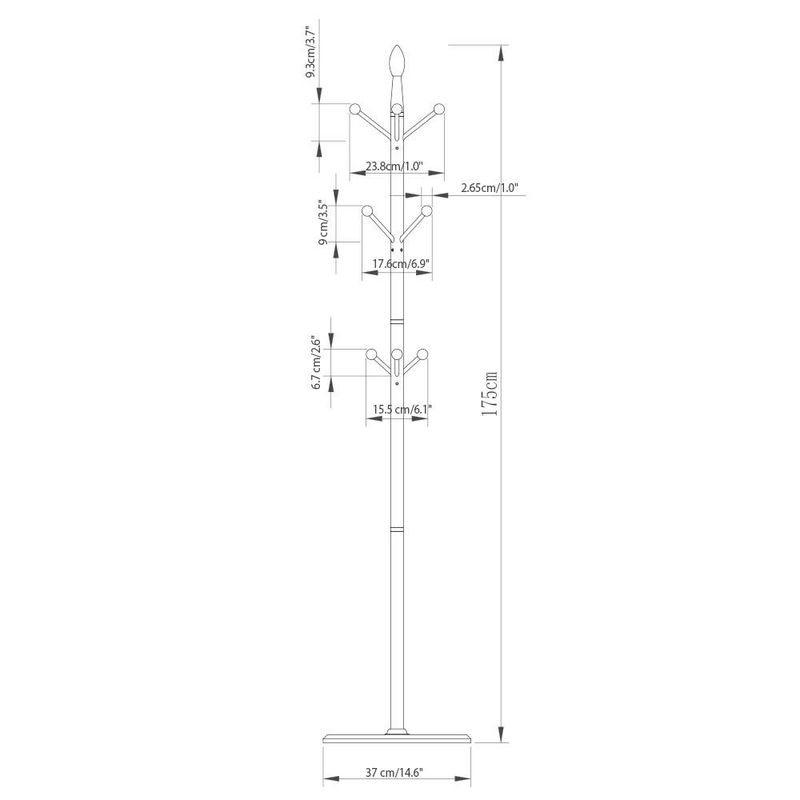 Colgador-de-Metal-para-Ropa-y-Accesorios-de-37-x-37-x-177-Cm
