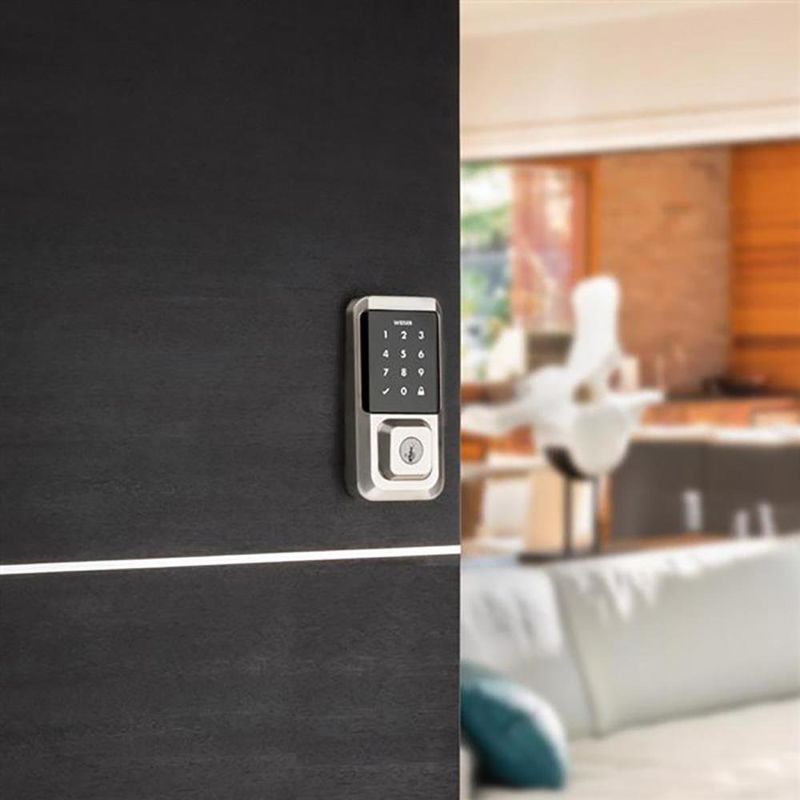 Cerrojo Electrónico Código Y Llave Nickel Halo - Kwikset