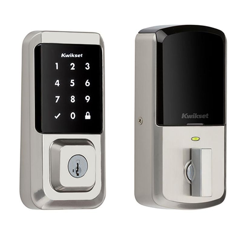 Cerrojo Electrónico Código Y Llave Nickel Halo - Kwikset