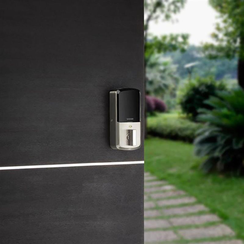 Cerrojo Electrónico Código Y Llave Nickel Halo - Kwikset