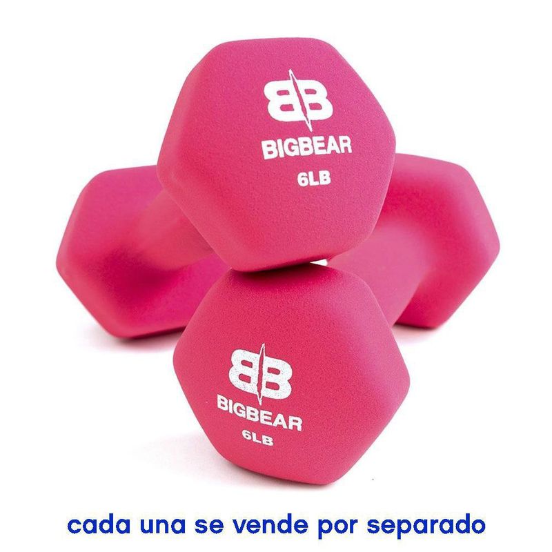 Mancuerna Neopreno 6Lbs - Big Bear