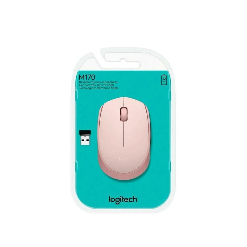 Mouse Inalámbrico M170 Rosa - Logitech