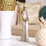 Figura Decorativa Familia Abrazada