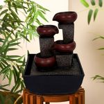 Fuente Decorativa de Jarrones Escalonados con Luz