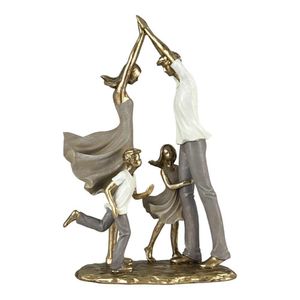 Figura Decorativa Familia Bailando