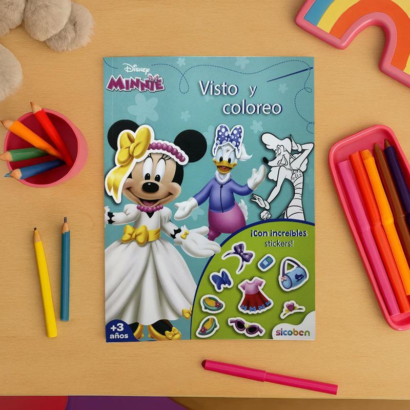 Visto y Coloreo Minnie Sicoben