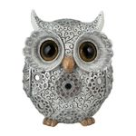 Búho Decorativo Plateado