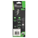 Cable de USB-A a USB-C y Lighting de 66 W 1 M