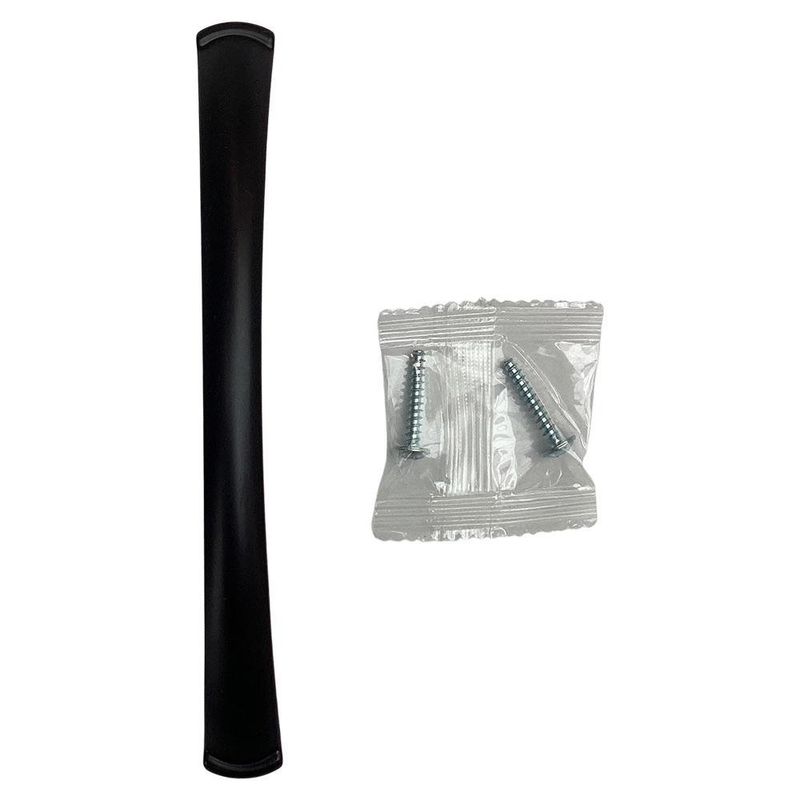 Halador de Barra Negro Mate Plástico 128 Mm