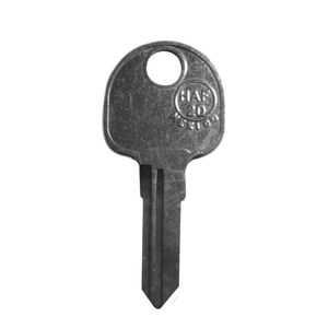 Llave en Blanco JMA HAF-2D para Cerraduras Häfele