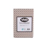 Set de 2 Sobrefundas Diseño Geométrico Beige 50 X 70 Cm