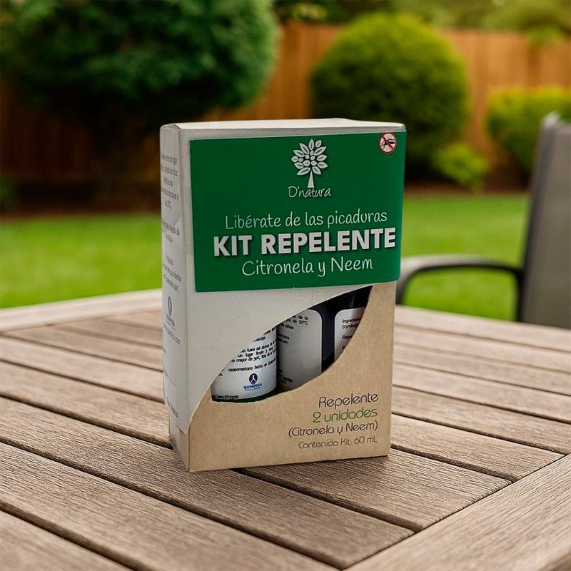 Kit de Repelente Citronela y Neem 60 Ml