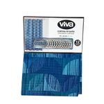 Cortina para Baño Azul