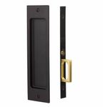 Cerradura para Puerta de Negro Satinado