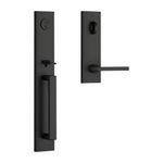 Cerradura para Entrada Derecha Square 190 Negro Satin​