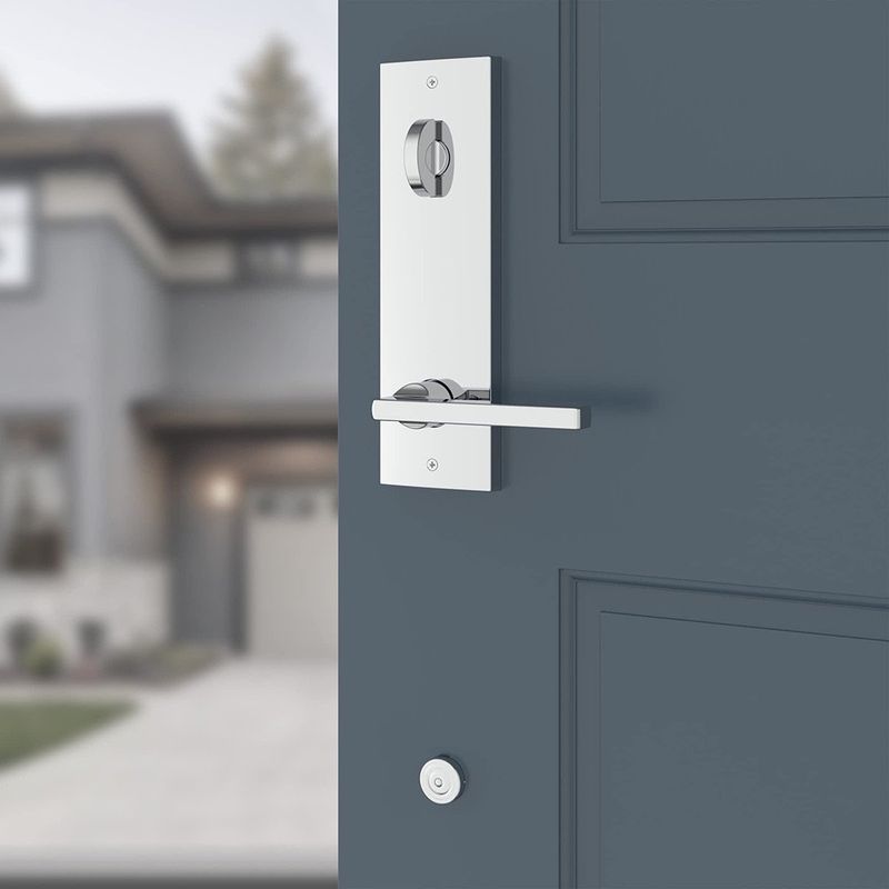 Cerradura para Entrada Derecha Square 190 Negro Satin​