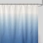 Cortina de Baño Azul 183x178 Cm
