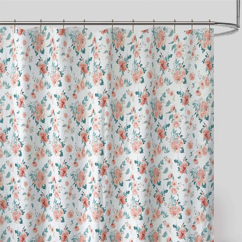 Cortina para Baño Rosas