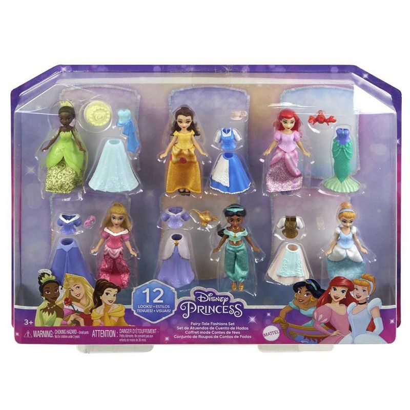 Set 6 Muñecas Princesas Disney